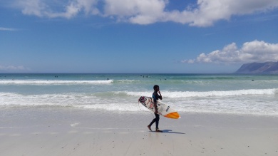 Muizenberg - pretty obsessed with surfing!